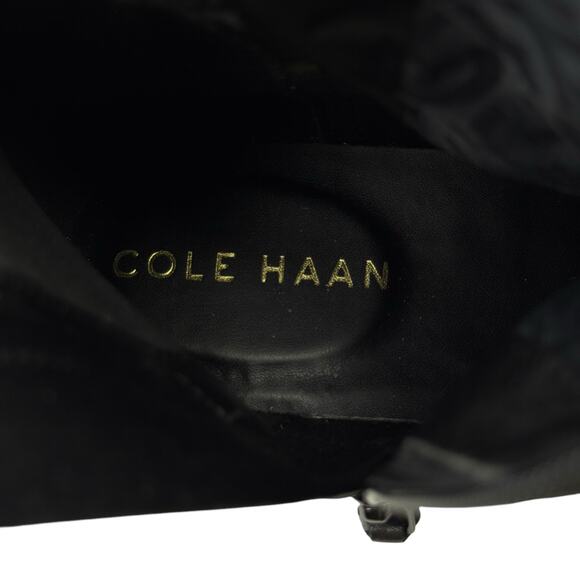 Cole Haan Women's Clover Stretch Tall Boots 6 Riding Buckle Equestrian Black NEW - Picture 10 of 10